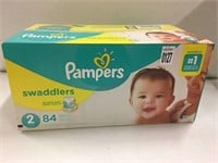 PAMPERS SWADDLERS SIZE 2