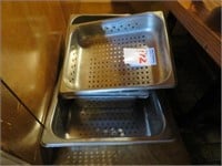 LOT, SS PERFORATED PANS