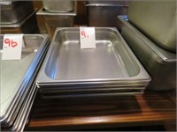 LOT, (5) 2-1/2" SS HOTEL PANS