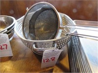 LOT, (3) STRAINERS