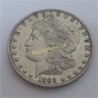 1888 Silver Morgan U.S. Dollar Coin