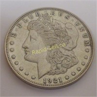 1921 Silver Morgan U.S. Dollar Coin
