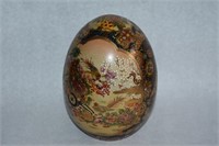 Vintage Satsuma Decorative Egg