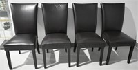 4 pcs Leather Parson's Dining Chairs