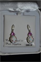 STERLING DROP EARRINGS 1"