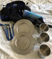 Camping Plates, Cups, Utensils, Outdoor Pack