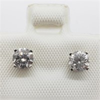 $3100 14K 2 Diamond Earrings