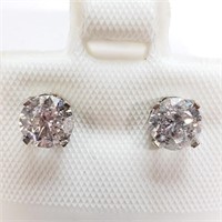 $6800 14K 2 Diamond Earrings