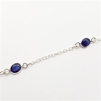 $600 S/Sil Sapphire Necklace
