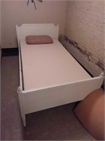 Painted twin size bed, bed only