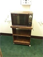 Microwave and stand