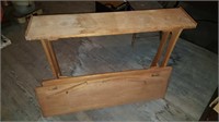Table from boat, possibly teak wood