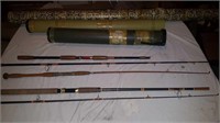 (2)deep sea fishing rods, Fisher and Gerber