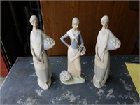 3 Spain porcelain figurines