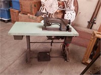 Industrial singer sewing machine