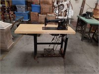 Industrial singer sewing machine