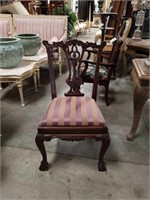 Mahogany carved  Side chair