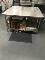 S/S Work Table - 30 x 60