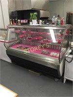 6' Glass Refrigerated Pastry Case on Wheels