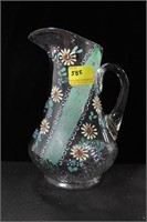 10 1/2" HAND PAINTED PITCHER