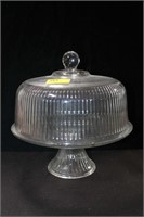 11" CAKE STAND WITH GLASS DOME