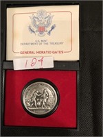 1976 America's First Medals General Horatio Gates