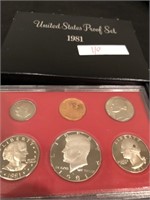 1981 United States Mint Proof Set "S" Edition