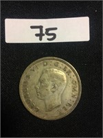 1939 Great Britain Silver Half Crown Coin