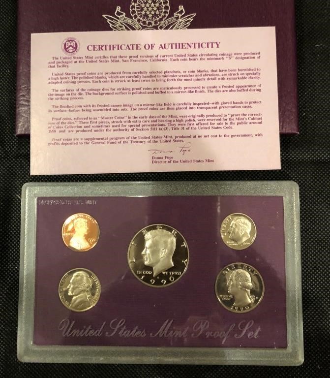 SAN FRANCISCO MINT SILVER PROOF SETS  COIN  CURRENCY STAMPS