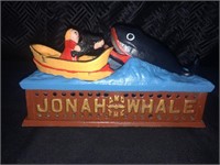 Jonah and The Whale Cast Iron Mechanical Bank