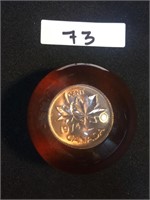 1974 Glazed Canadian Cent