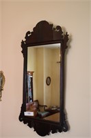 Framed wall hanging mirror