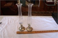 Candle sticks marked sterling