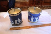 Two covered Wedgewood pieces