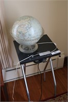Globe and work table