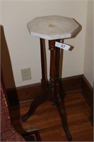 Marble top fern stand 32"  tall