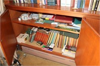 Content of cabinet, books