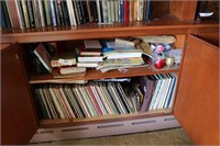 Contents of caibnet, books and records