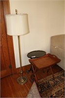 Floor lamp and end table