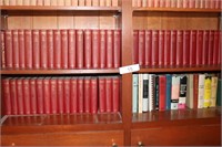 Four sections of books