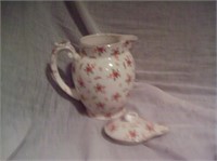 Little Roses Pitcher and Tray (made in Japan) Lid