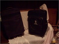 2 piece Black Luggage 23x7 1/2 and 21 1/2x7