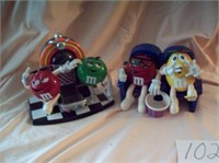 M&M Jukebox and M&M sitting on recliner