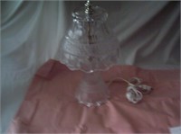 Glass Shade Crystal Electric Lamp 15 x 8