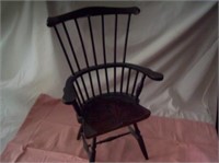 Saleman Minature Black Captain Chair 15x10x7