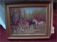 Picture in Frame of Riding Horse