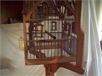 Wooden Bird Cage 12x10 with 66" high stand