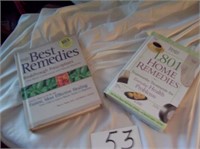 Lot of 2 Home Remedy Books