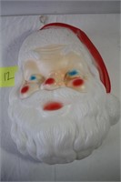 1968 LIGHT UP SANTA FACE BY EMPIRE PLASTIC CORP