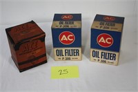 2 AC & 1 ACE OIL FILTERS IN ORG PACK